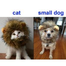 Load image into Gallery viewer, Wisoice Costume Lion Mane Wig Cap Hat Cosplay Cat Clothes Pet Small Dog
